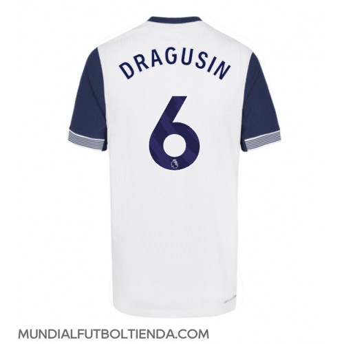 Camiseta Tottenham Hotspur Radu Dragusin #6 Primera Equipación Replica 2024-25 mangas cortas